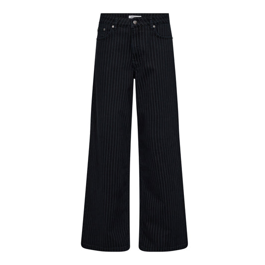 Co'Couture | PinCC Wide Long Jeans - Black 31386