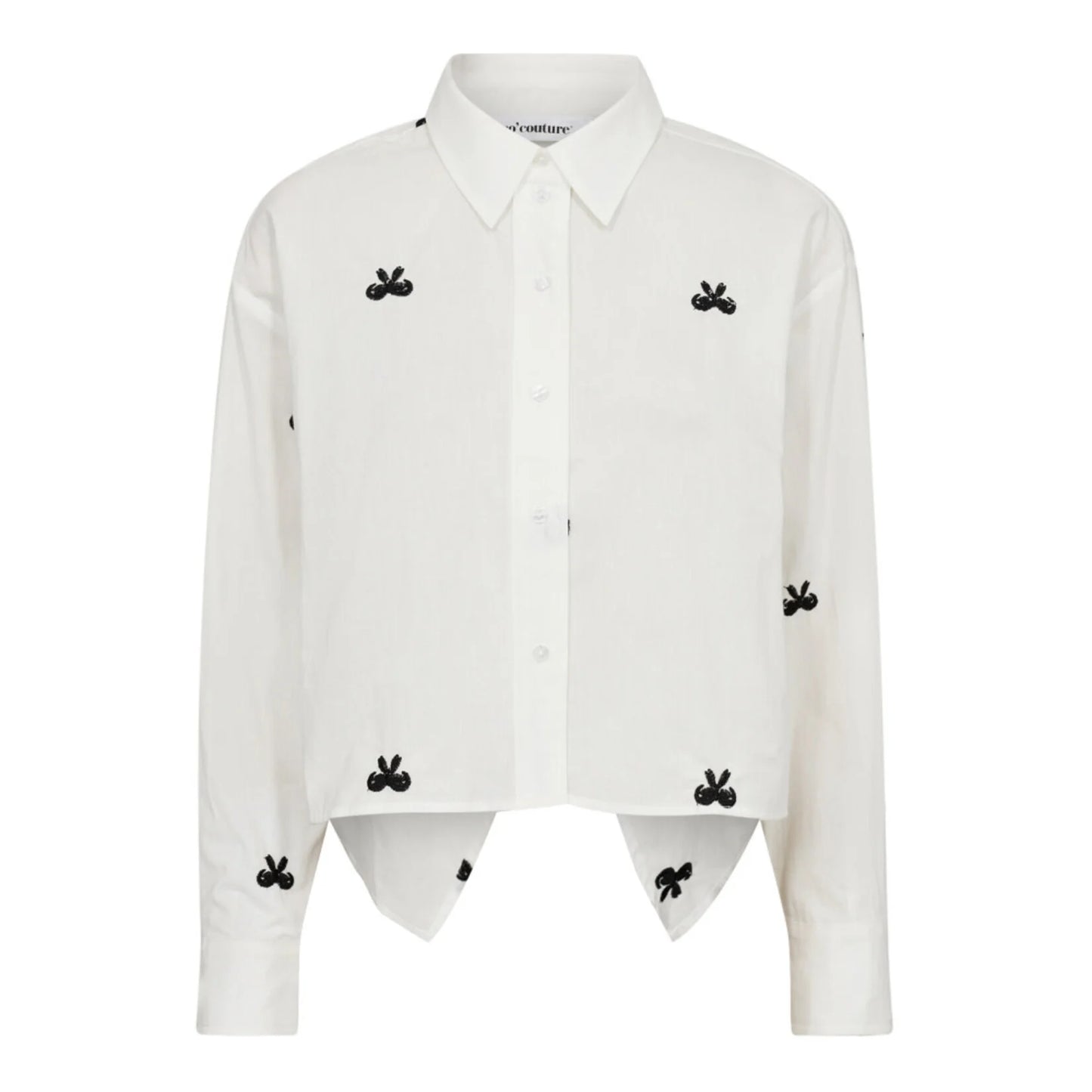 Co'Couture | RiaCC Ribbon Shirt - White (199-35804)