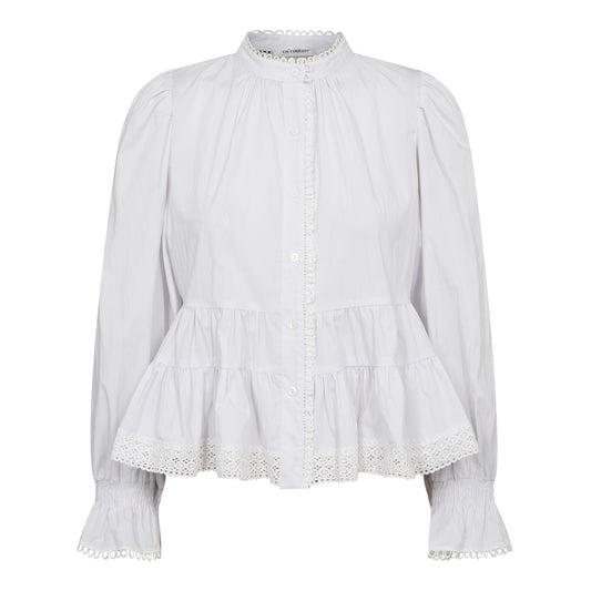 Co'Couture | CoCC Crisp Lace Shirt - White (35539)