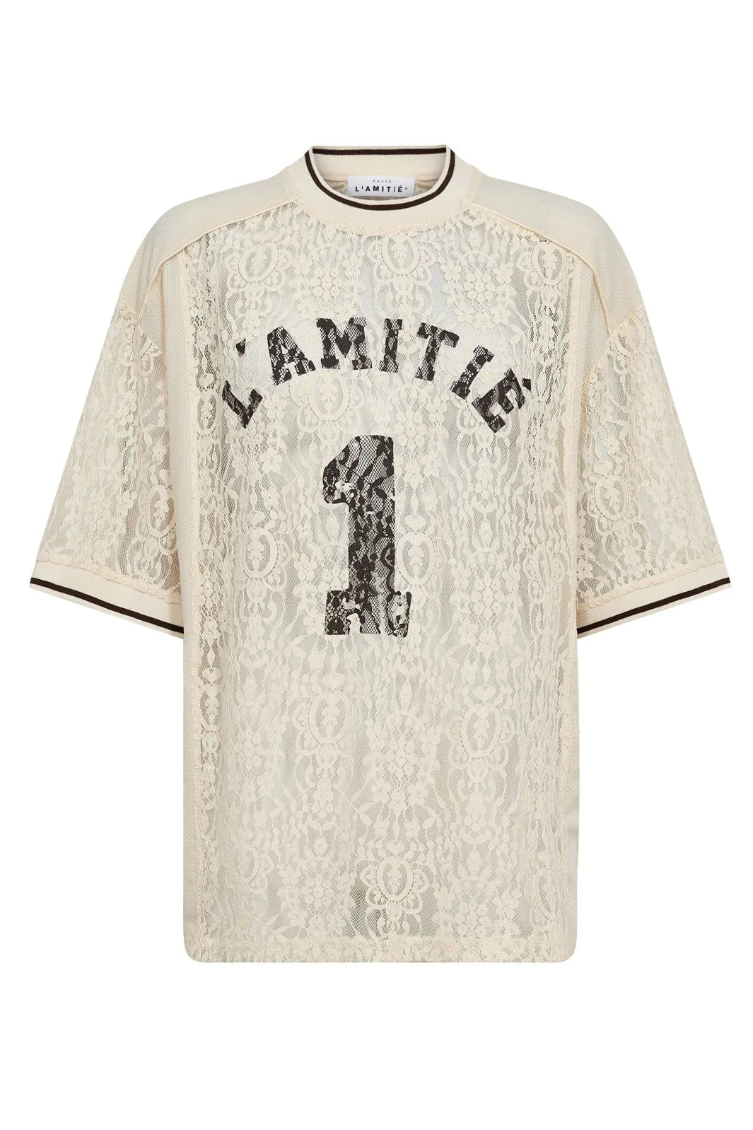 Haute L'Amitié | Lace Football Tee -  HL10001