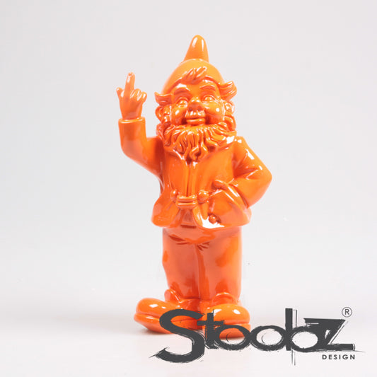 Stoobz | Kabouter Middelvinger (30cm) - Oranje