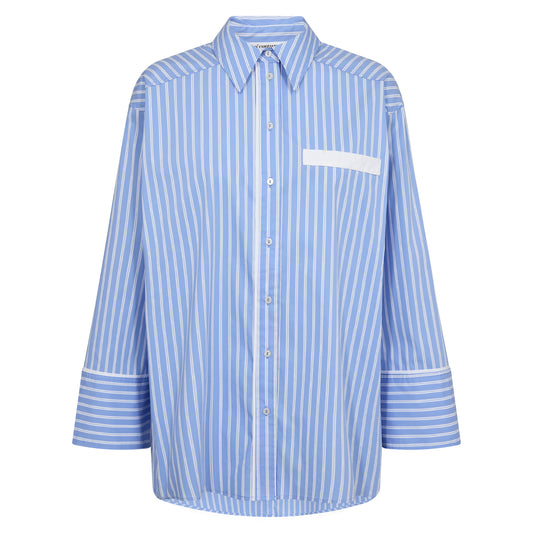 Co'couture | SuriCC Stripe Shirt - Pale Blue (35610)