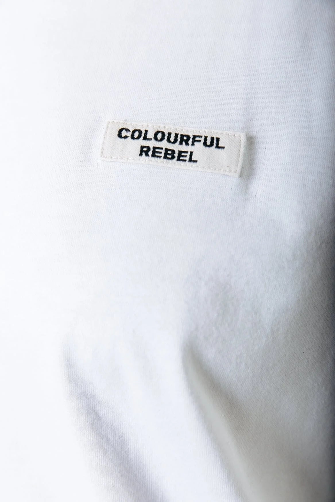 Colourful Rebel | Uni Label T-shirt - Standard white (WT116285)