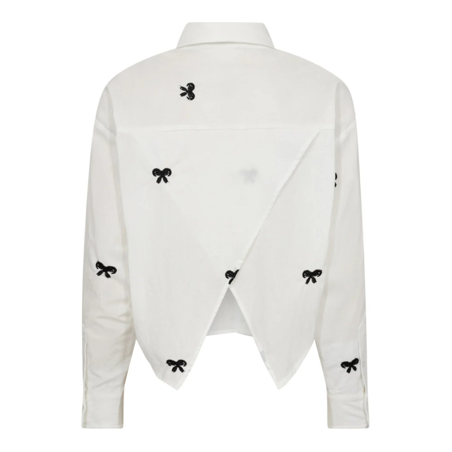 Co'Couture | RiaCC Ribbon Shirt - White (199-35804)