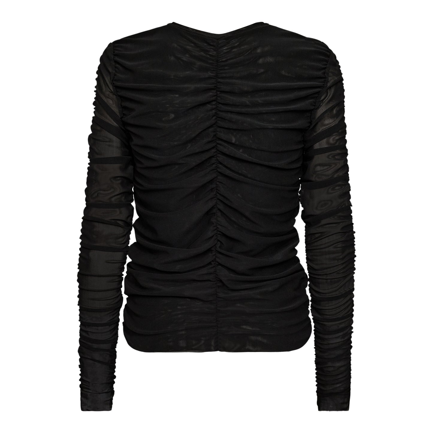 Co'Couture | ReaganCC Rushed Mesh Blouse - (245-33122)