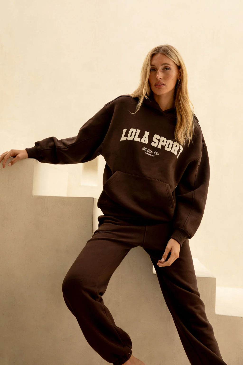 The Lola Club | Harper Brown Hoodie