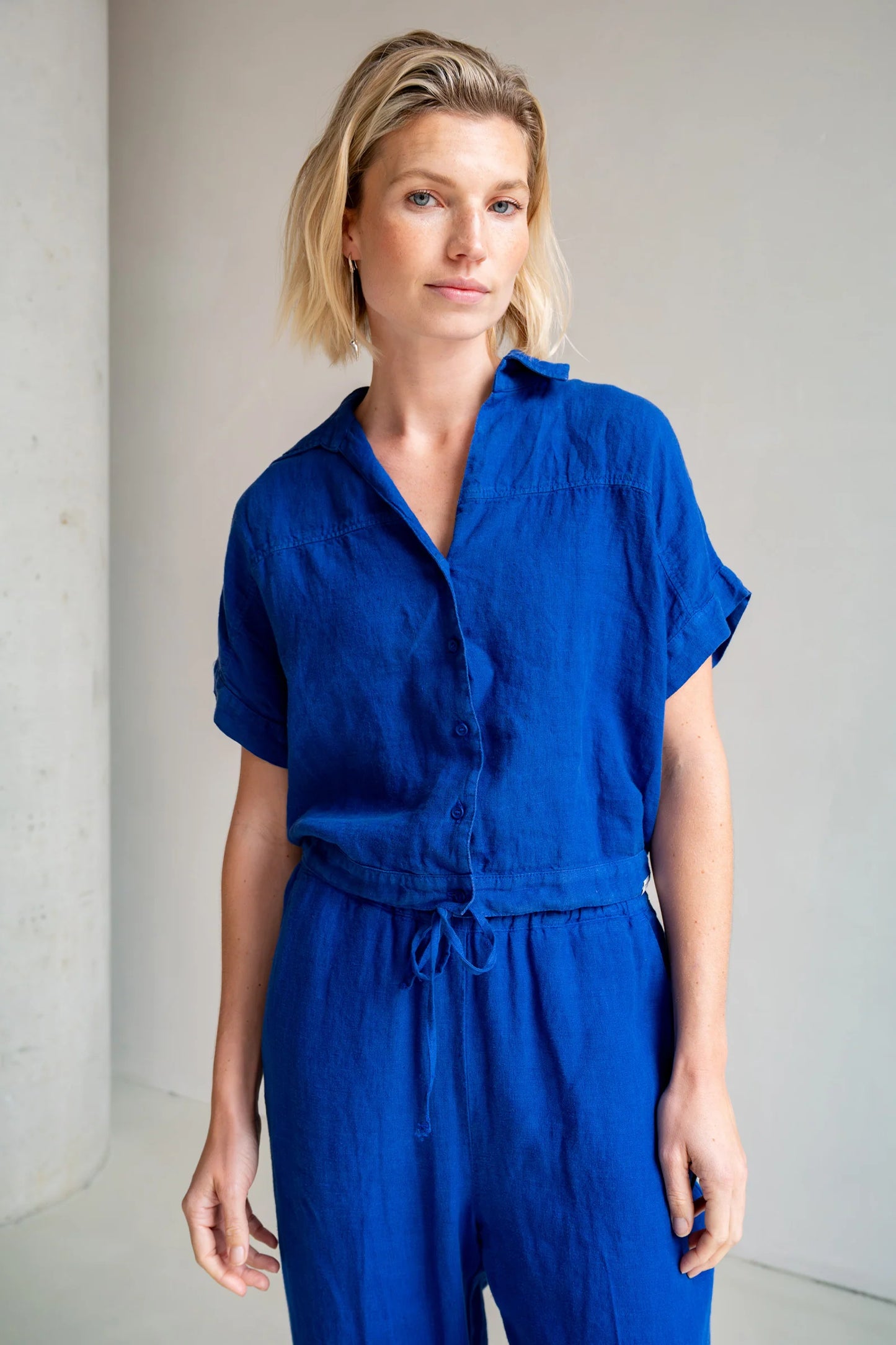 Penn & Ink | Blouse - Royal Blue (S25Z717)