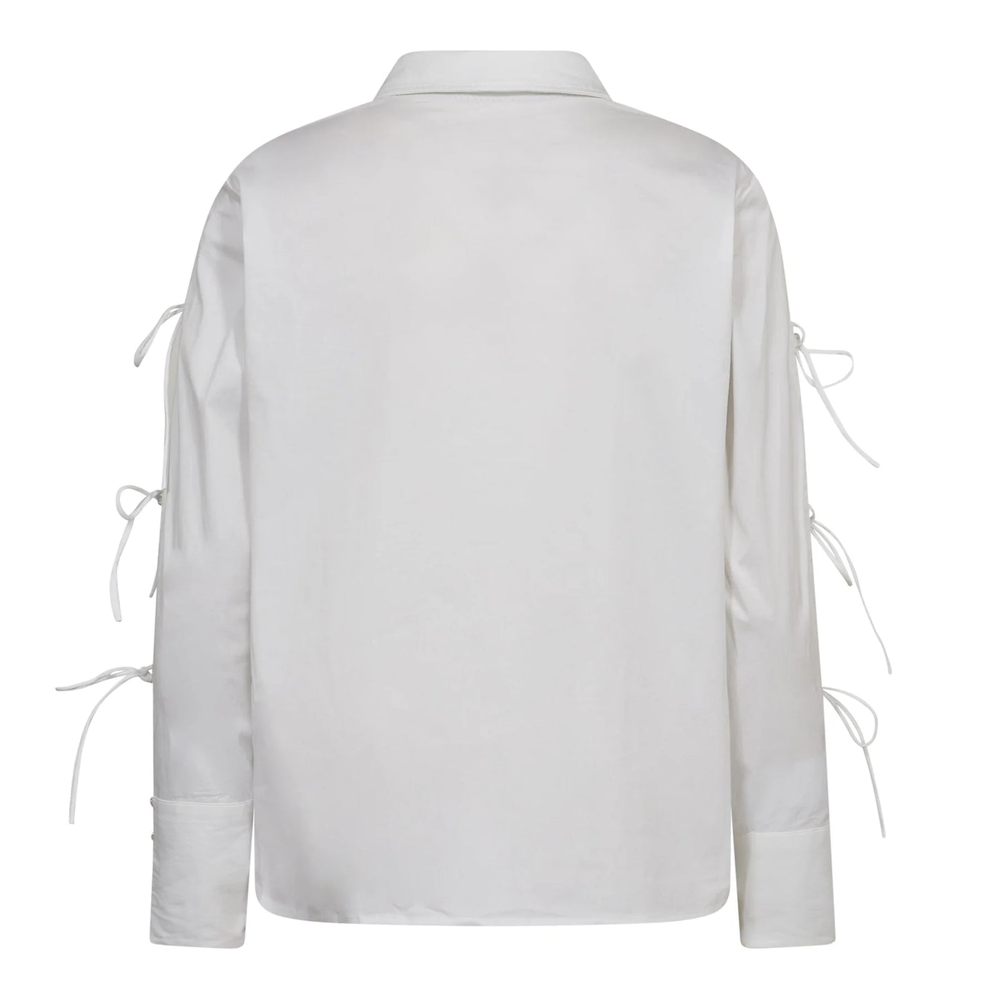 Co'Couture | PoppyCC Tie Sleeve Shirt - White (35752)