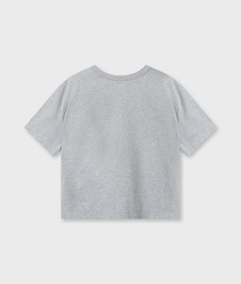 10Days | Short Sleeve Tee Logo - Light Grey Melee (20-740-5201)