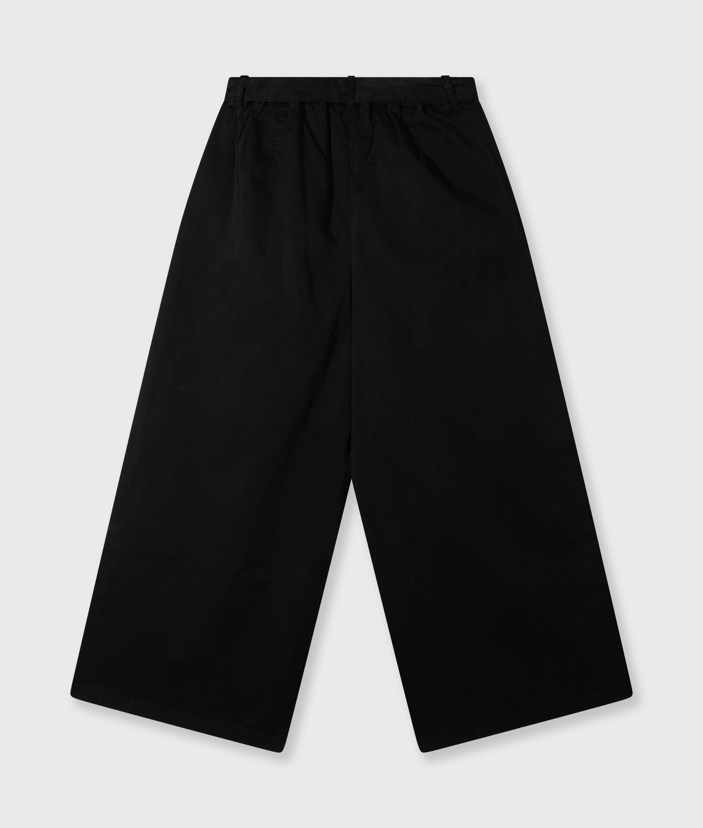 10Days | Wide Leg Pants Twill - Zwart (20-060-5201)