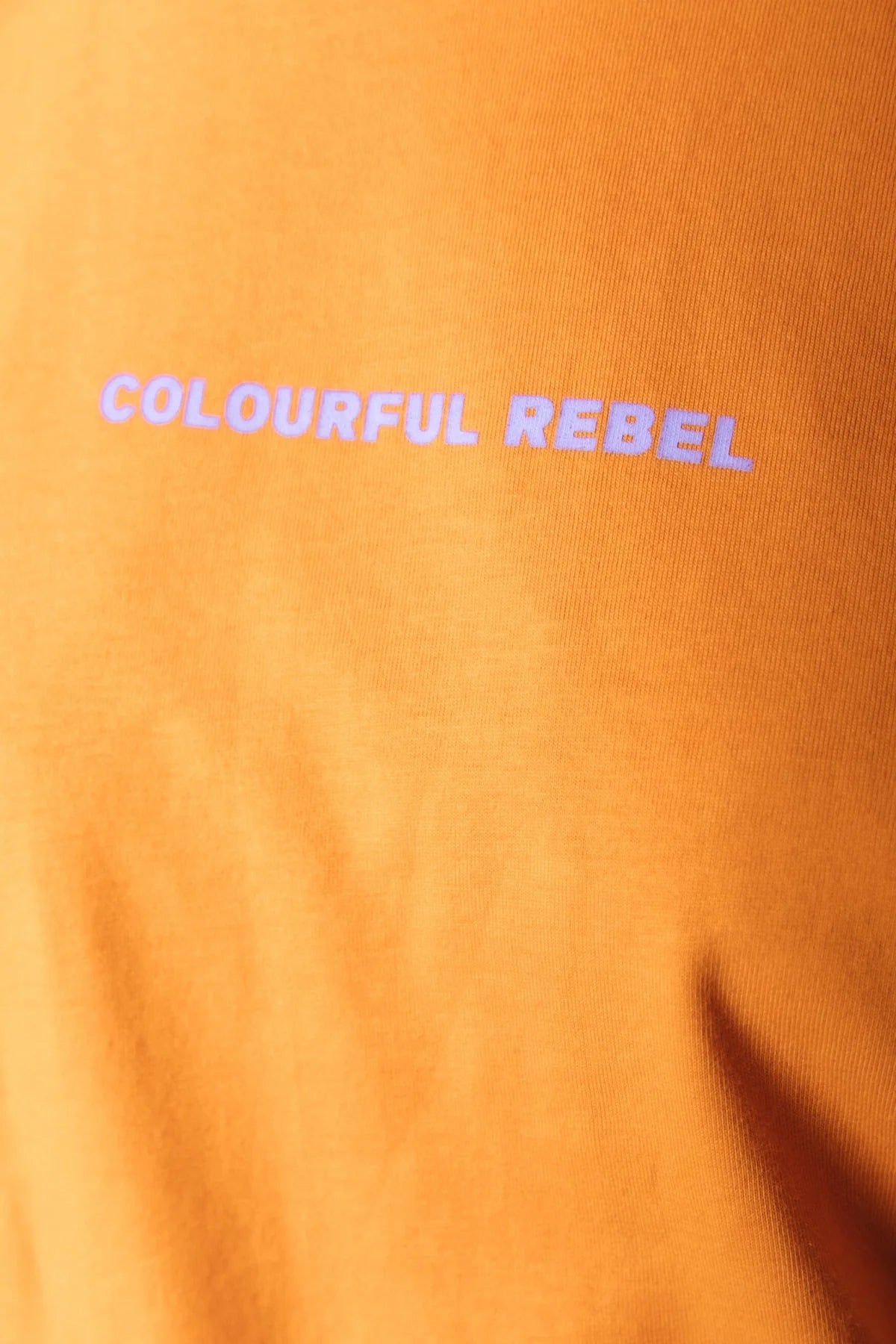 Colourful Rebel | Uni Logo Boxy Tee - Tangerine