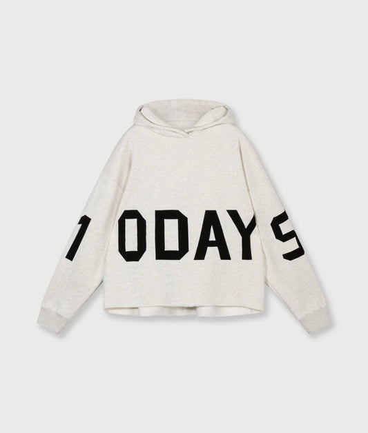 10DAYS | The Statement Logo Hoodie - soft white