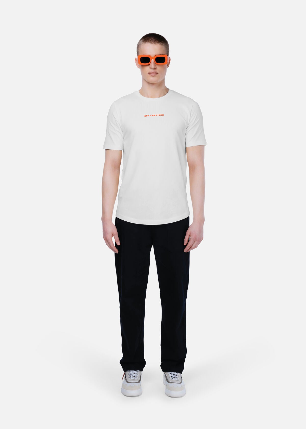 Off The Pitch | Duplicate Regular Fit Tee - White