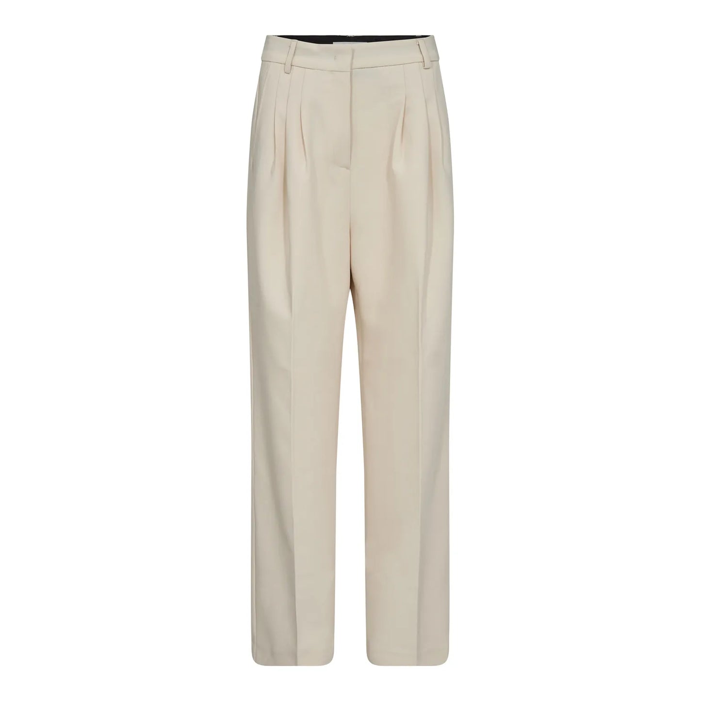 Co'Couture | VolaCC Long Pleat Pant - Bone