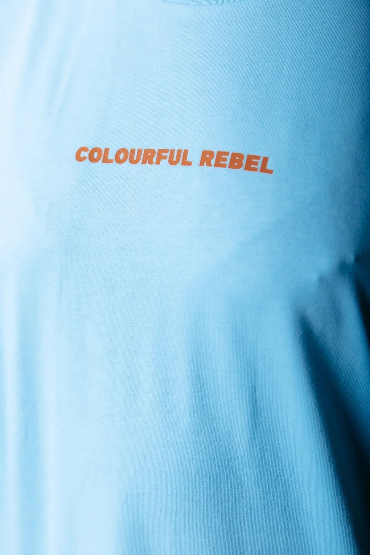 Colourful Rebel | Uni Logo Boxy Tee - Light Blue WT115866