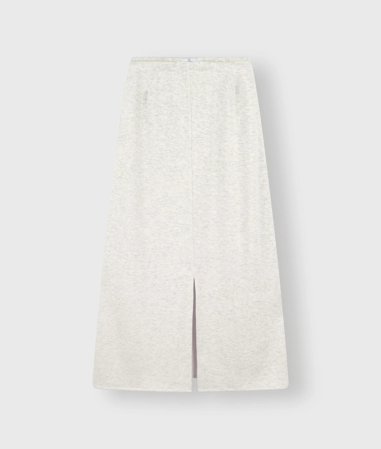 10Days | Knitted Maxi Skirt - White Grey (20-102-4201)