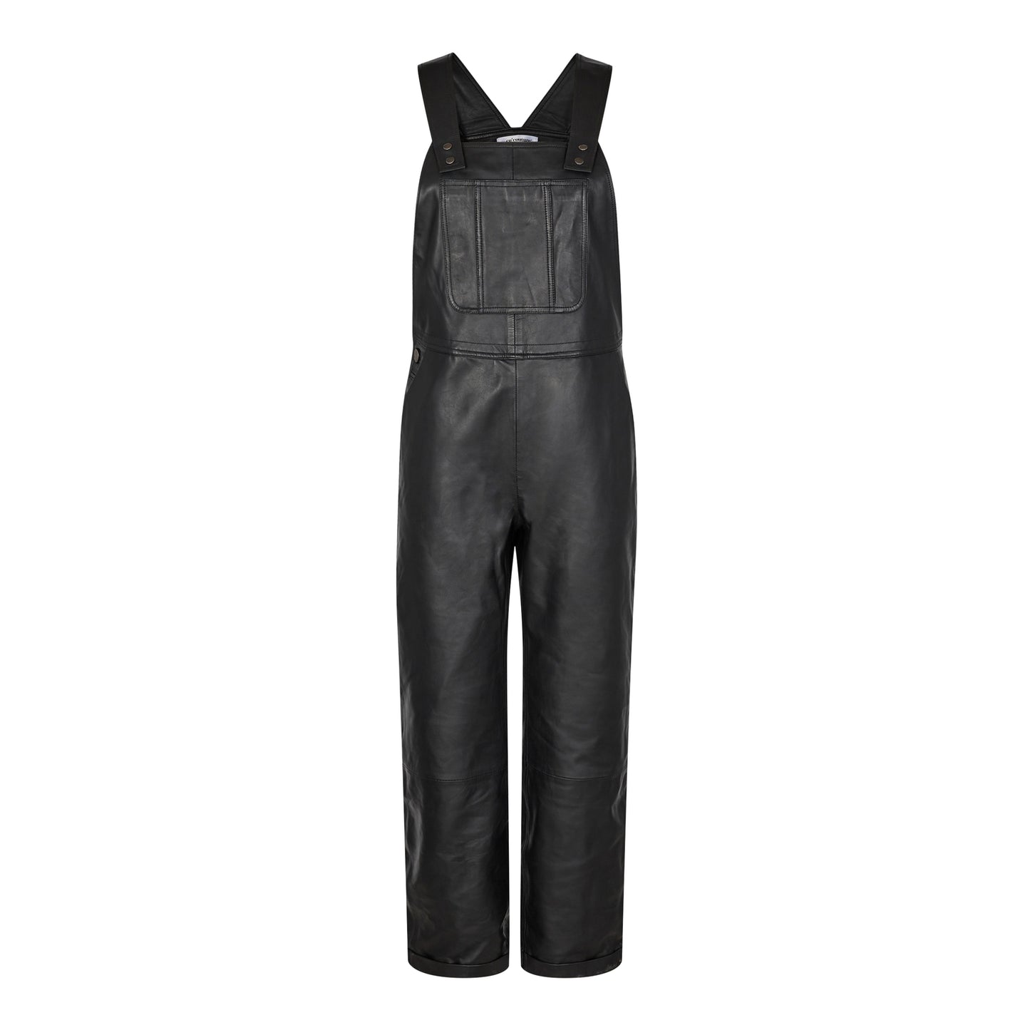 Co’couture | Phoebe Leather Overalls - Zwart/100% Leer (31014)