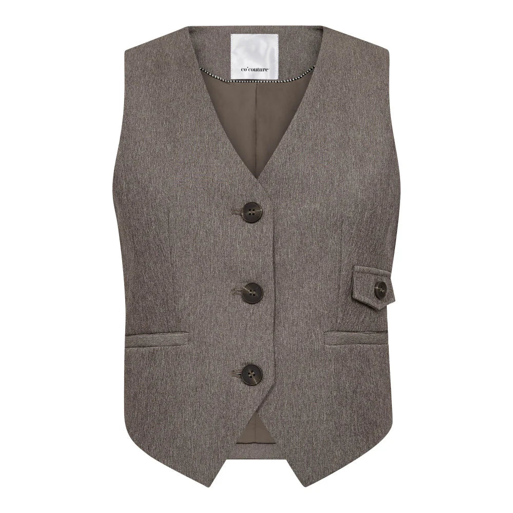 Co'Couture | NanaCC Tailor Vest - Mink