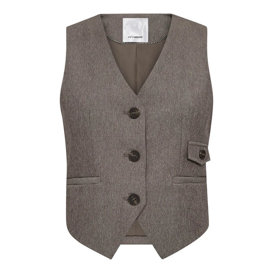 Co'Couture | NanaCC Tailor Vest - Mink