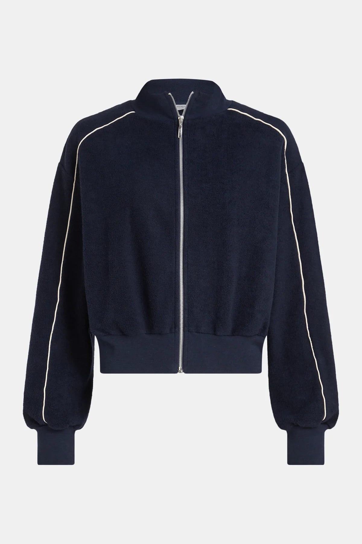 Penn & Ink | W24T1090 Jacket - Navy/Ecru