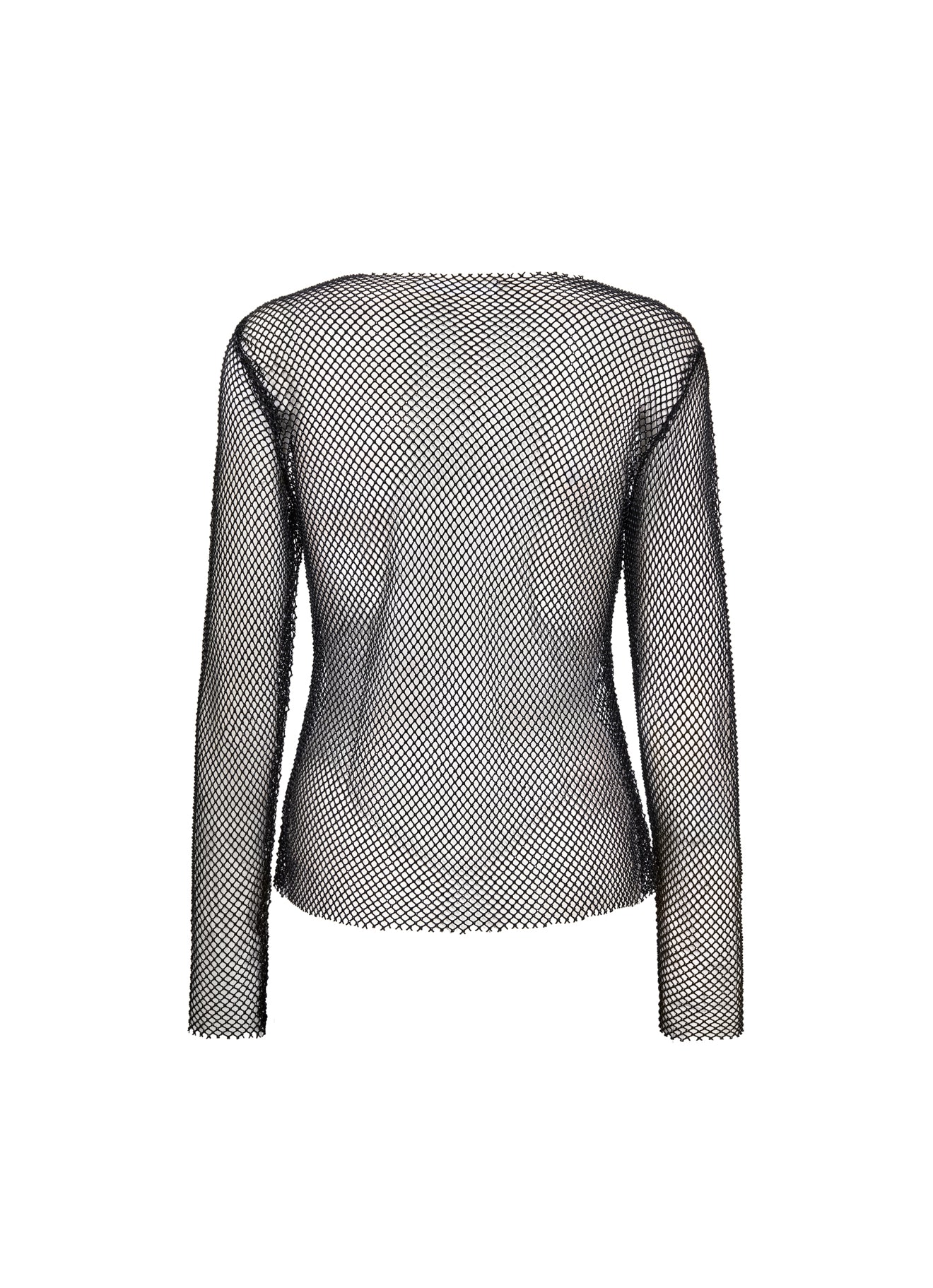 Co'Couture | KrystalCC Net Blouse - Black (245-32117)