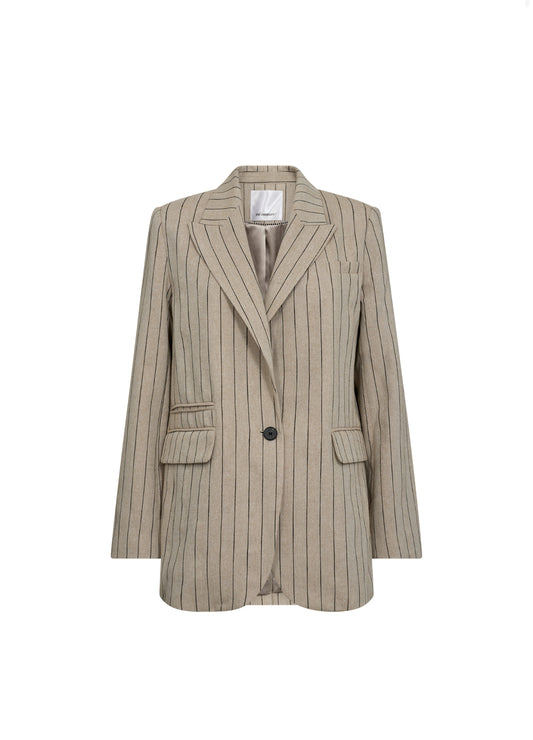 Co’couture | LinenCC Pin Single Blazer - Sand (30186)