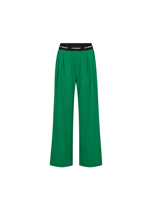 Co'Couture | AminaCC Logo Long Pant Green 31167