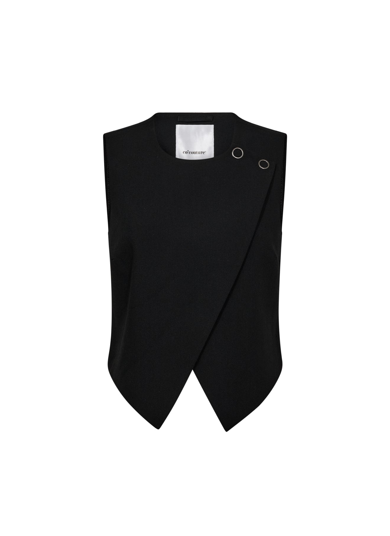 Co'Couture | VolaCC Wrap Vest - Black (30289)