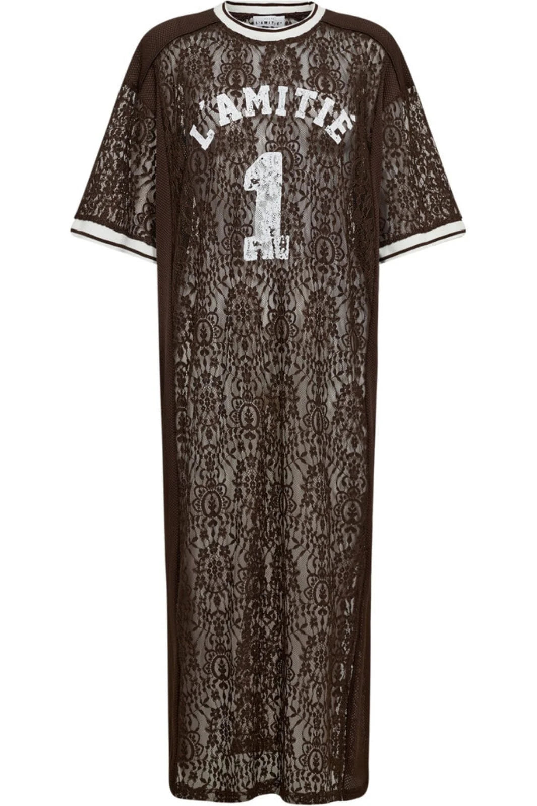 Haute L'Amitié | Lace Football Dress - Mocca