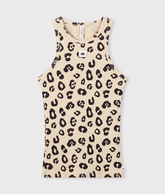 10Days | tank top rib leopard - 20-464-4204