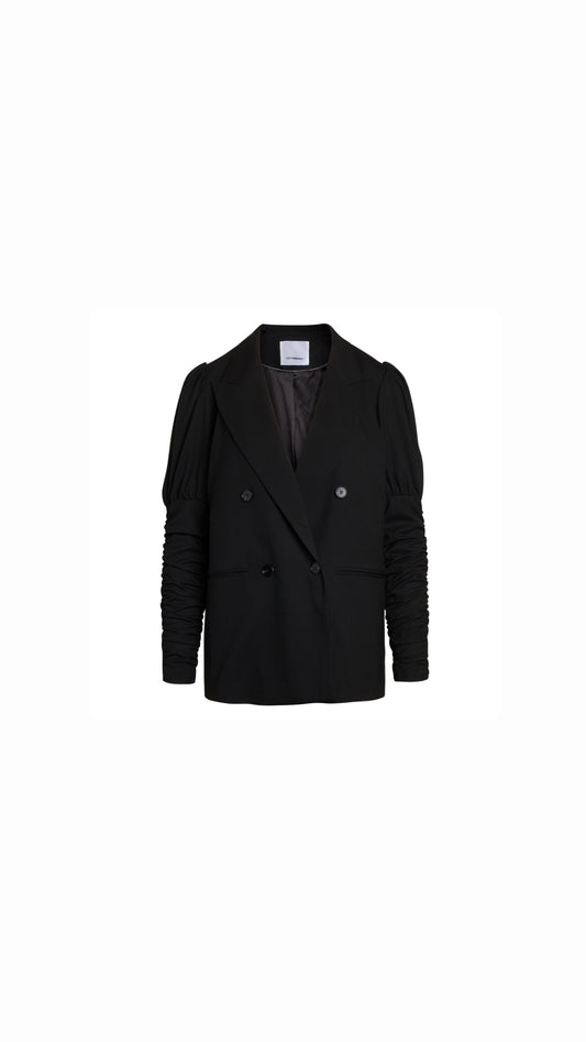 Co'Couture | Puff Sleeve Blazer - Black (245-90208)