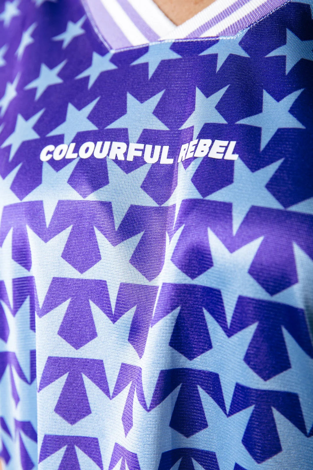 Colourful Rebel | Taylie Star Football Tee Dress - Lilac WD115905