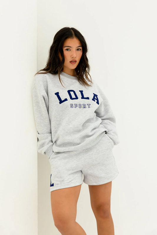The Lola Club | Milla Light Grey Sweater
