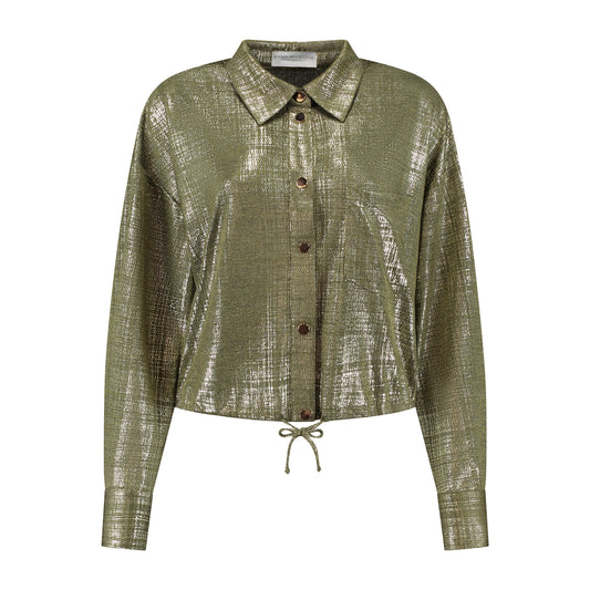 Amaya Amsterdam | Mini Blouse - Green Gold