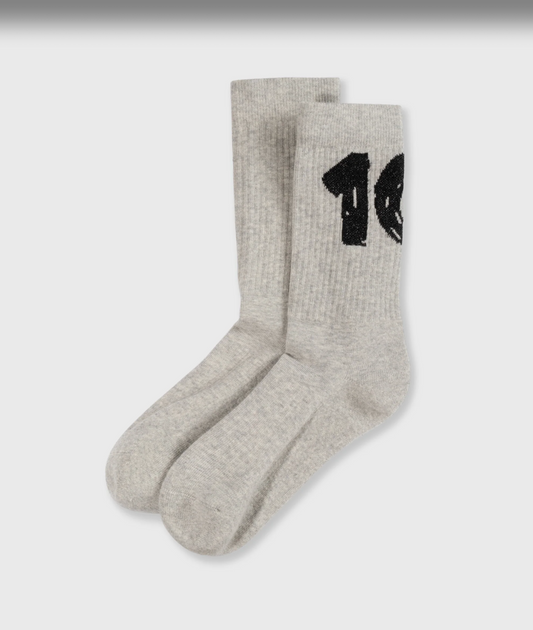 10Days | Socks 10 - light grey melee