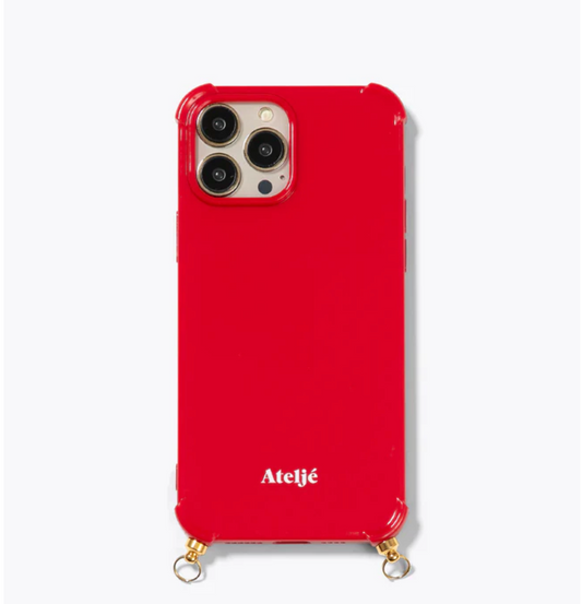 Ateljé | Classic red recycled iPhone case