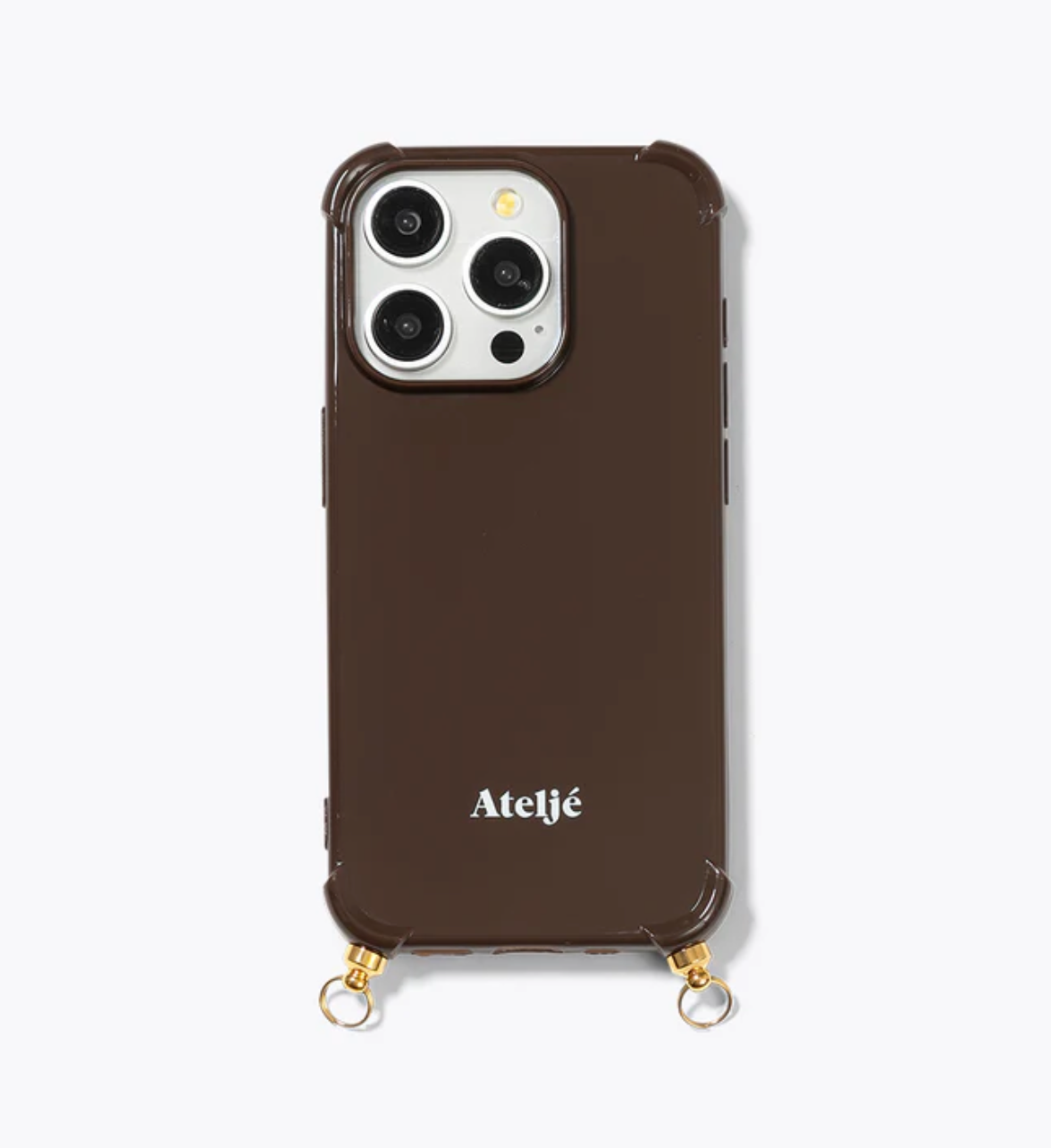 Ateljé | Dark brown recycled iPhone case