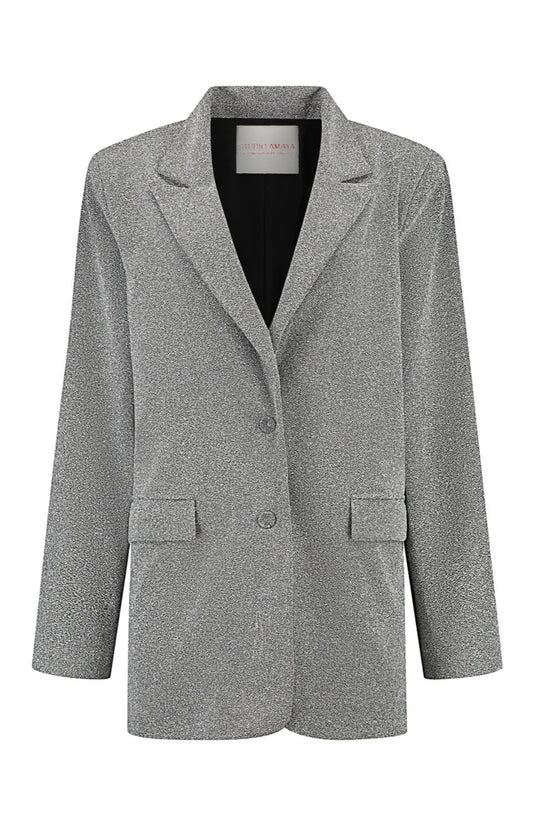 Studio Amaya | Sparkle Blazer Zilver (ONLINE ONLY)