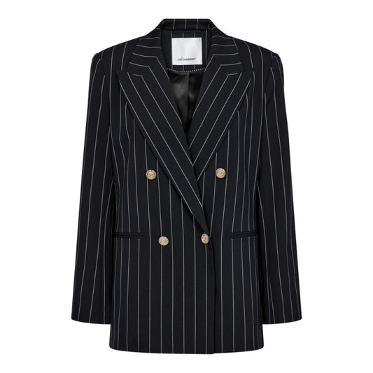 Co'couture | PricillaCC Pin Uniform Blazer - Navy (244-30231)