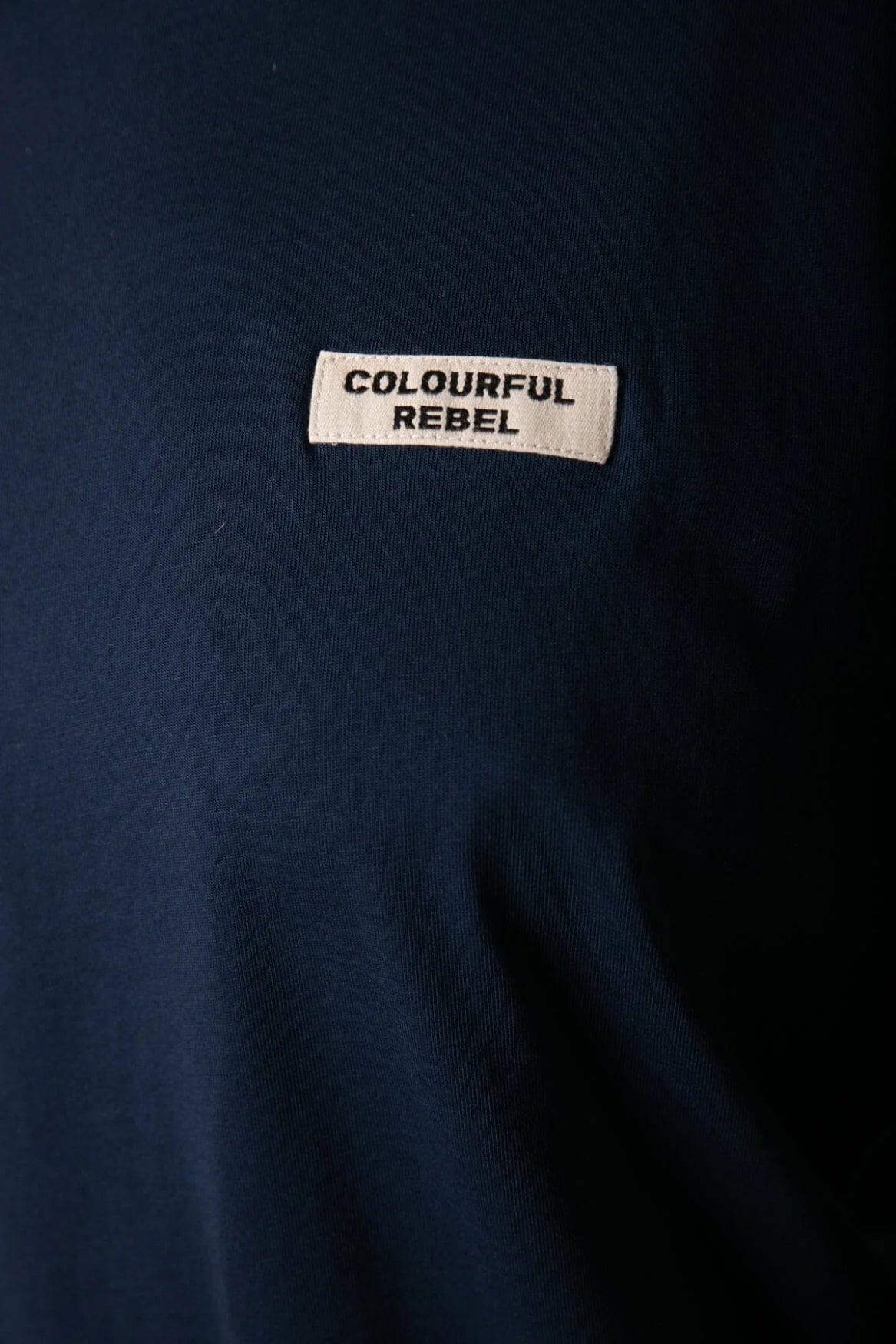 Colourful Rebel | Label Tee Peacoat Blue WT116284