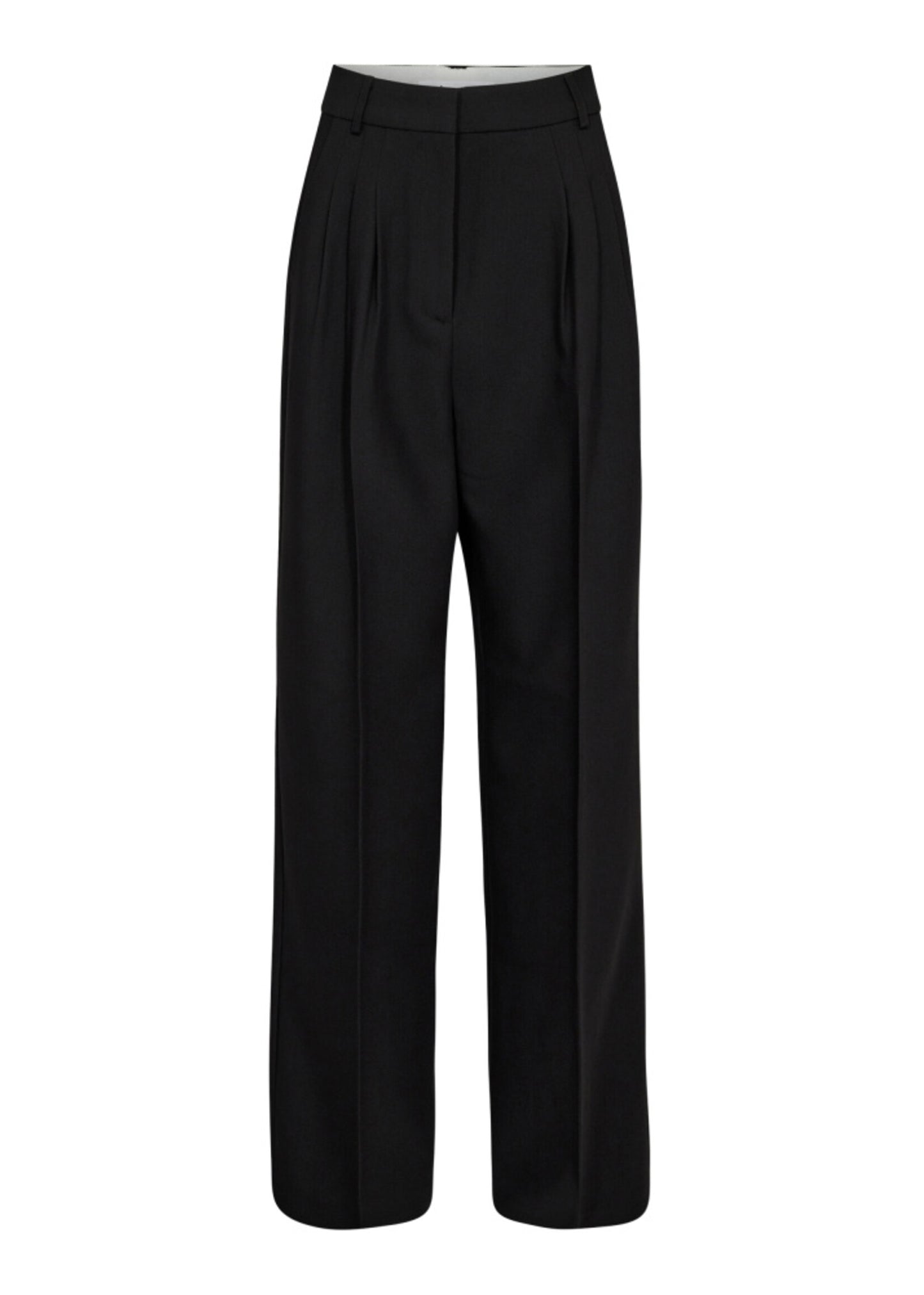 Co'Couture | VolaCC Long Pleat Pant - Black